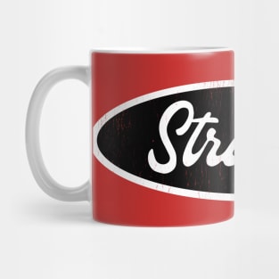 Strucker vintage style distressed logo by Kelly Design Company Mug